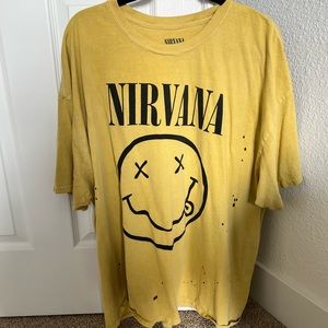 Urban outfitters nirvana oversized tee